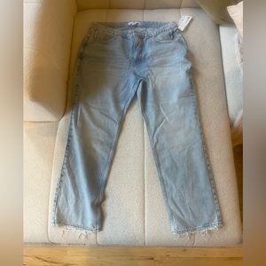 NWT Zara x Good American 90’s Relaxed Jeans